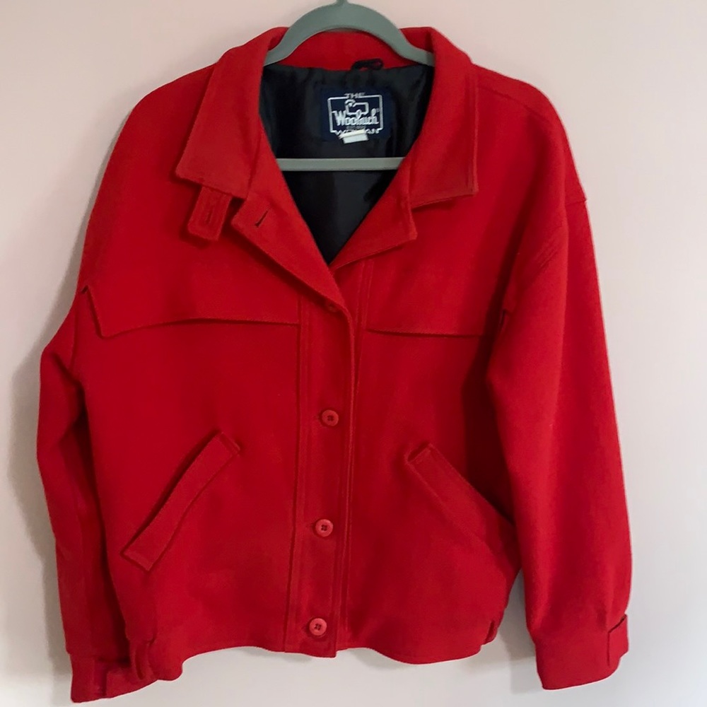 Red Woolrich Vintage Jacket